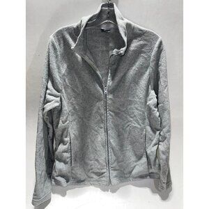 Jonathan Martin Collection For Her Fleece Gray Light Jacket Size Large
